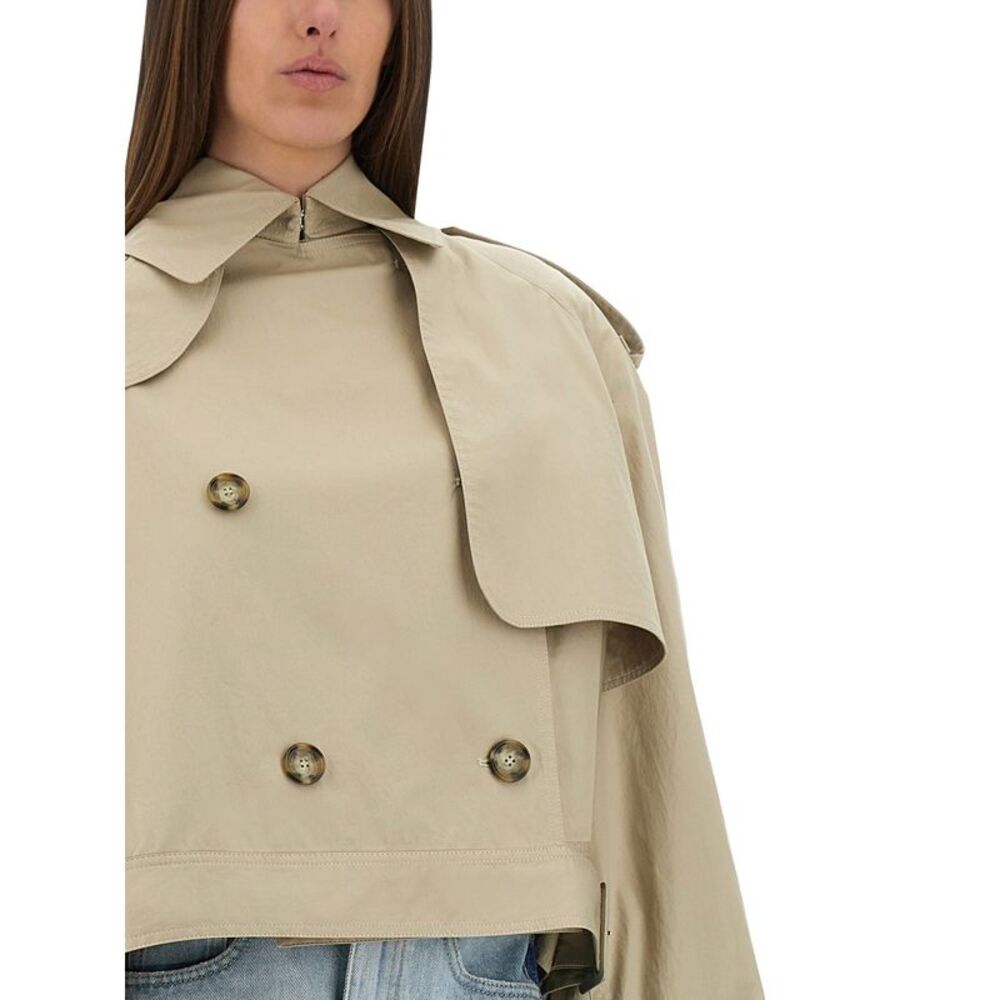 Stella Mccartney Women Short Trench Coat With Belt - Picture 4 of 4